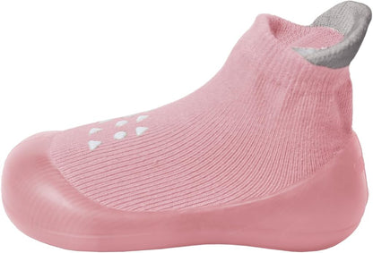 Comfort Sock Shoe - Pink Polkadot