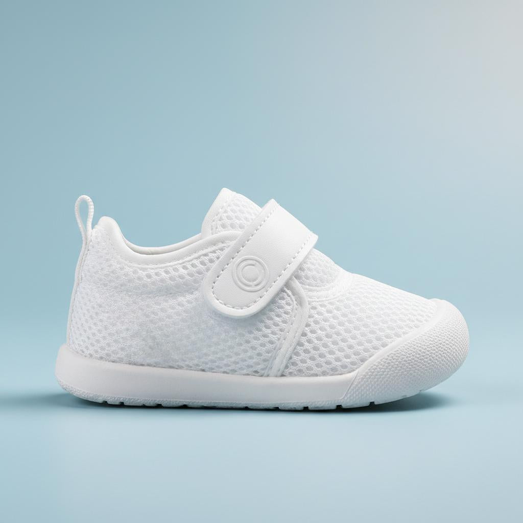 Bonnie Baby white mesh baby shoe